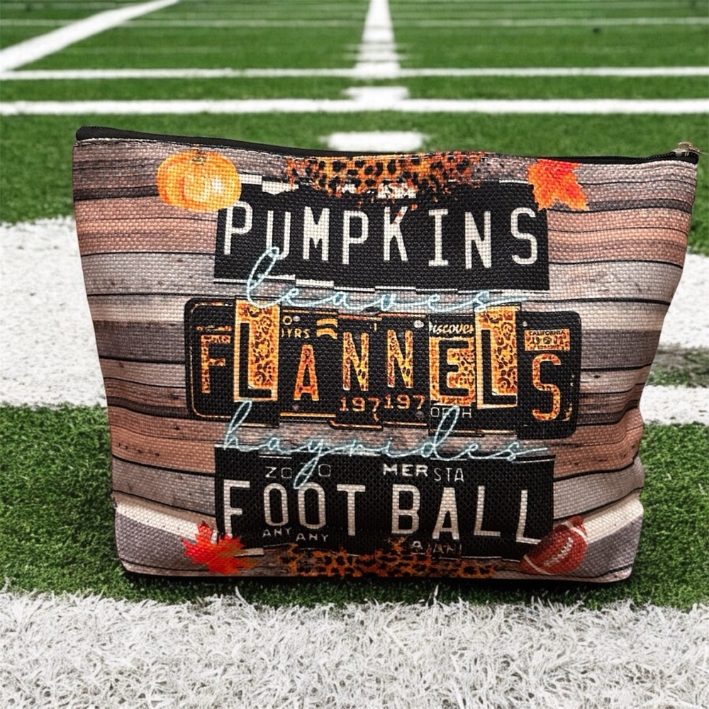 Autumn Themed Zipper Pouch